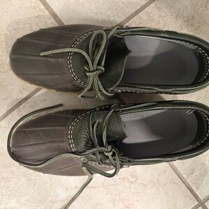 Women’s LL Bean rubber moccs size 8